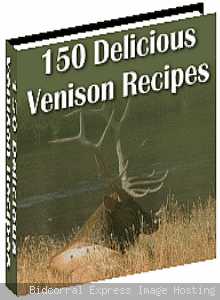 Venison (Deer)/150 Recipe/EBook/Free Shipping/Cookbook